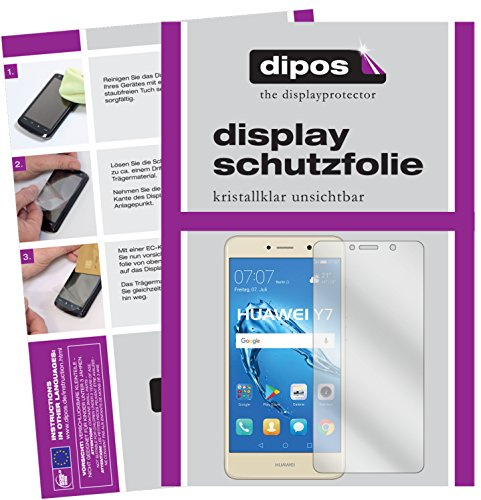 dipos I 6x Screen Protector compatible with Huawei Y7 (2017) Protection Films clear