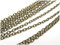 5 m Kette antik Bronze 3 x 4 mm Gliederkette von Vintageparts, DIY-Schmuck