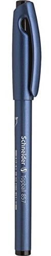Schneider 3 Stück Tintenroller, Topball 857 06 schwarz