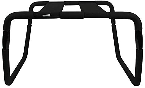 Zooma zusammenklappbar verstellbar Multifunktionsstuhl tragbar Elastic Stuhl Schlafzimmer Badezimmer Stuhl Möbel Stuhl (Black-Upgraded) Love Stuhl Sport Stuhl Home Gym Werkzeug (Standard)