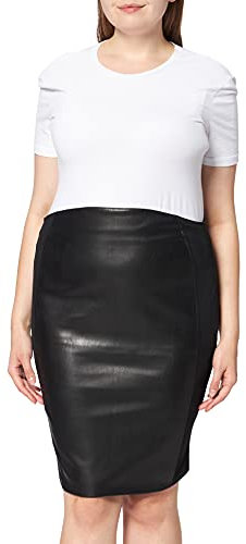 SUPERMOM Skirt OTB PU Jupe, Noir (Black P090), 36 (Taille Fabricant: X-Small) Femme