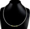 Labradorit Kette mit Welo Opal Edelstein Collier mit 925 Silber vergoldet