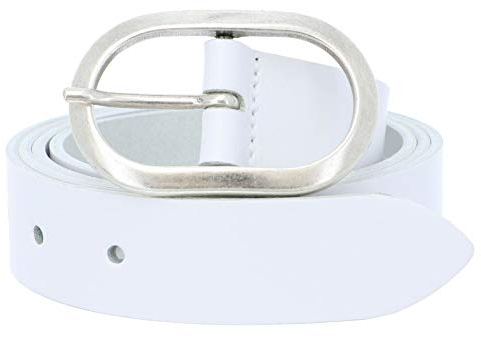 Vanzetti Classics 30mm Leather Belt W90 White