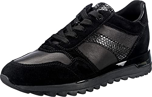 Geox D Tabelya A Sneakers Mujer Negro 38 EU