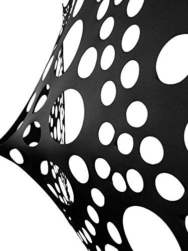 PSYWORK Segel Spandex | Psychedelic Universe | Schwarz | 3 x 6m | Wandtuch Wandbehang Stoff Neon Deko Party Tuch Tapestry Poster PSY Goa