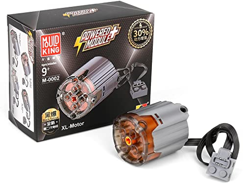 Mould King M0002 Servo Motor Technologieserie 8882, servomotor Teile Elektrisch Motor,Elektrisch Spielzeug Autos Motor Kompatibel mit Technik Power Functions XL-Motor 8882