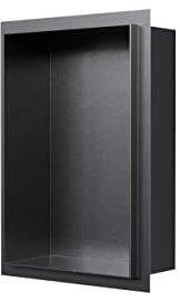 Nicchia da parete senza telaio BERNSTEIN NT203010X - 20 x 30 x 10 cm - colore selezionabile, Colore:Gunmetal