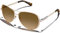CARFIA Pilotenbrille Damen Sonnenbrille, Polarisierte Verspiegelte Hoch UV Schutz Brille mit Ledertasche CA5388