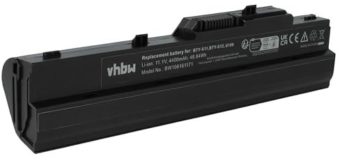vhbw batteria compatibile con Athec Netbook LUG N011 laptop notebook (4400mAh, 11,1V, Li-Ion)