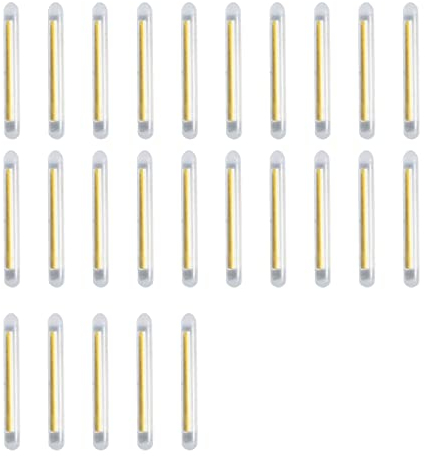 Kiuiom Fishing Glow Sticks,Knicklicht für Angelruten,Licht Angeln Leuchtstäbe,Float Glow Stick,25PCS Knicklichter für Angeln Nachtfischen Grün Fluoreszierendes Rod Tip Glow Sticks
