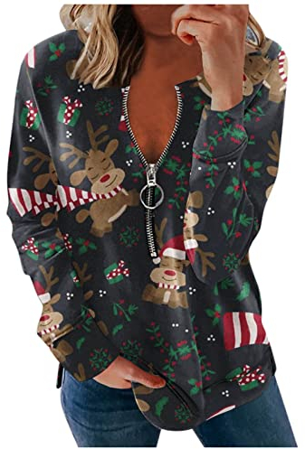 GFPGNDFHG Damen übergangsjacke Pullover Rückenfrei Damen Größentabelle Sweatjacke Ohne Kapuze Damen Decke Pullover Pullover Damen Dunkelgrauer Hoodie Damen Pullover Sweater Pulli Damen