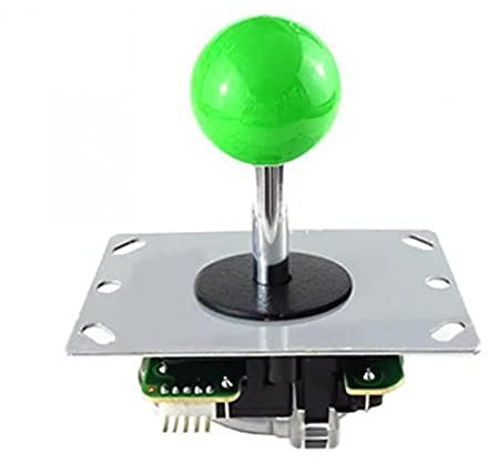Joystick di gioco, stick di gioco arcade con controller per console di gioco superiore a sfera Joystick Console di gioco di combattimento Joystick con impugnatura fai-da-te (verde)