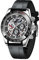 Pagani Design Herren Automatikuhr Diamant Regenbogen Automatik Mechanisch Wasserdicht Edelstahl Chronograph Skelett Herren 40mm (Klebeband Silber und schwarz)