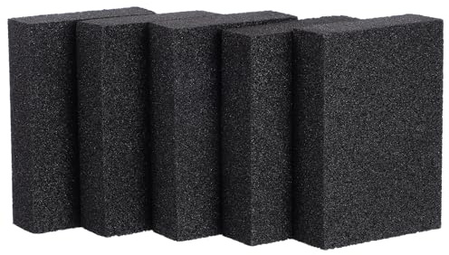 Cabilock 5pcs rust cleaning brush stain remover pad dishwashing scrubber bowl dish cleaning rust scrubber rust sand kitchen scrub Kichen Cleaning high density foam pad rust brush sponge