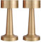 Fivtsme Lampe de Table Sans Fil, 2PCS Lampe de Table Rechargeable, 3 Modes de Couleur, 1800mAh Lumiere Led Sans Fil en Métal Design Charge Usb, pour Chambre, Bureau, Salle à Manger