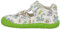 Lurchi 74L 4083002 Chaussure de première randonnée, White Green, 30 EU
