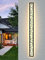 LED Lange Wandleuchte Ip67 Wasserdicht Wandlampe Led Lang Wandlampe Villa Innen Außenwandleuchten Anthrazit Lange Wandleuchten Aussen Gartenwandbeleuchtung Garage Terrasse-150CM,Warmes Licht