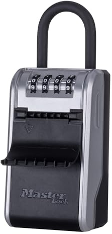 Master Lock High Capacity Key Lockbox, Combination Dial, Removable Shackle