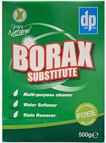 AMK® Borax Substitute 500g Multi Purpose Household Cleaner Cleans Softens Water Laundry Booster Bathroom Kitchen Cleaning Deodorising Power