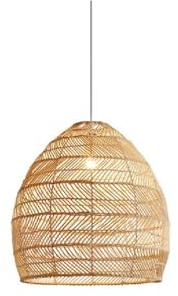 Style japonais rétro éclairage à la maison lustre en rotin bambou osier suspension E26/E27 luminaires de plafond chambre salle de bains cuisine salon café bar restaurant suspension