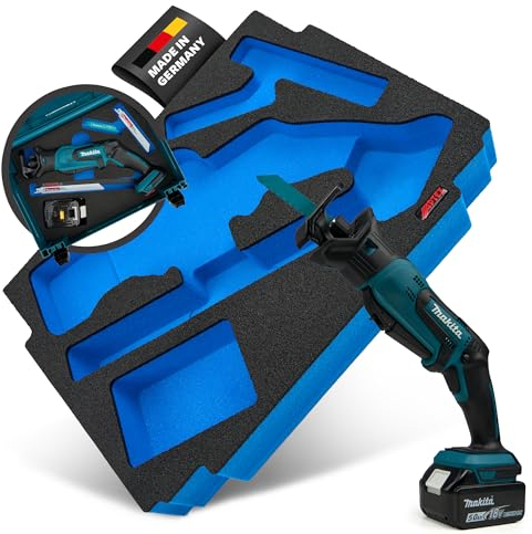 APTEX Schaumeinlage passend für Makita Akku-Reciprosäge DJR 183 für MakPac Gr. 2-3