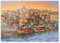 Ölgemälde auf Leinwand Istanbul Golden Horn Bay Autor: Nikolay Sivenkov, Kühlschrankmagnet