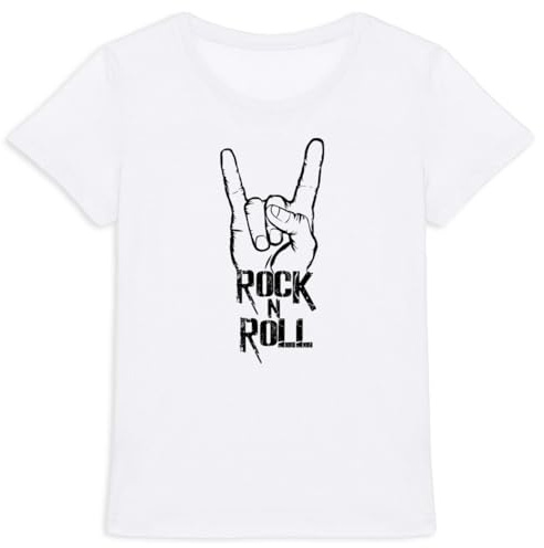 La French Touch Mug Rock n Roll - Imprimé en France - Tasse originale en céramique - Cadeau Rock Vintage original rigolo (Blanc)