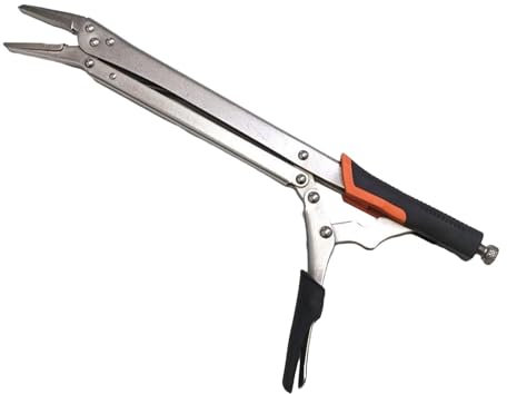 Extended Locking Pliers | Non-slip Pliers | Sturdy Grips & Locking Pliers | Adjustable Locking Pliers with Eagle Grip 15 for Car Repair and Engine Compartment | Silver
