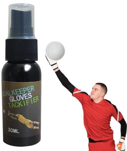 KARELLS Spray pour Gants de Gardien,Spray antidérapant pour Gants de Football,30ML Spray Grip pour Mitaines de Football,Spray Grip pour Gants de Gardien de But