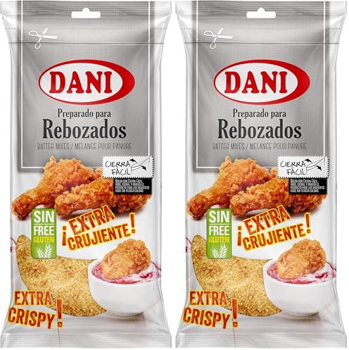 Dani - Preparado para Rebozados SIN GLUTEN 470 gr (Paquete de 2)