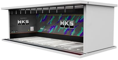 Milageto 1:64 Diorama Acryl Parkplatz Schaukasten Modell Geschenke Tabletop Decor Geschenke für Modellauto Display, 30 x 13.5 x 10 CM
