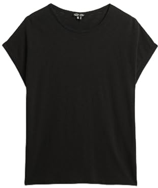 Superdry Damen Locker geschnittenes Studios T-Shirt