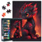 Animal Jigsaw Puzzles for Adults Cute Little Baby Dragon 1000 Piece Book Room Puzzle for Adults Challenging Family Puzzle Dragon Jigsaw Puzzles as Home Decor