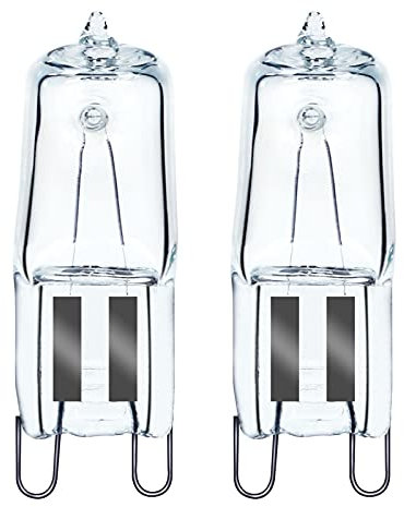 Ampoules Four G9 40W, Lot de 2, Halogène, Ampoule à Tolérance de 300°C