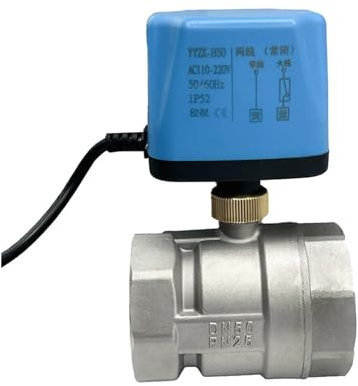 DN15 DN20 DN25 DN32 DN40 DN50 304 Edelstahl Normalerweise geschlossenes elektrisches Kugelventil 2-Draht-Motorkugelventil Empfindliche Reaktion(DN15,12VDC)