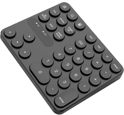 Iuhtrb 2 40 G Clavier Numérique Rechargeable sans Fil pour Pad Procréation avec Raccourci Dessin pour Tablettes Graphiques Tablettes Graphiques