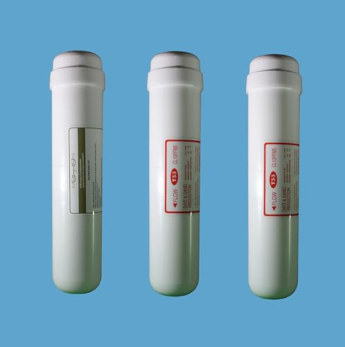 KIT DA 3 FILTRI UNIVERSALI per DEPURATORE ACQUA OSMOSI INVERSA TIPO MAXIMUM, 4 Kit = 12 Filtri