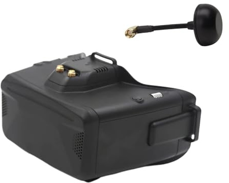 Kompatibel mit SKYZONE Cobra X V4 FPV-Brillen, 5,8 GHz 48CH Steadyview-Empfänger mit Head Tracker(5.8G Antenna Set)