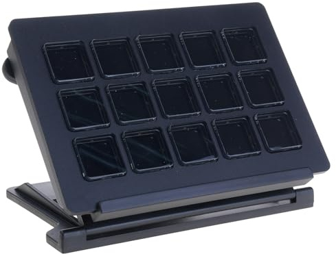 MIDOKSTUA Programmable 15 LCD Keyboard for Live Stream Gaming Content Creators Integration for Streaming LCD Keyboard