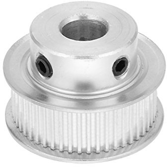 sourcing map Aluminium 50 Zähne, 12 mm Bohrung 11 mm Riemen Motorsteuerung Spannrolle synchrone Rad DE de