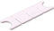 10x White Curtain Cord Tidies | Keeps Curtain Tape Cords Neat and in Place