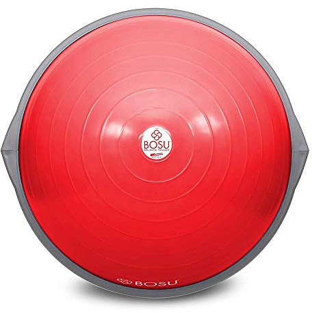 Bosu Trainer-65cm Balance-Trainer, 65 cm, Rot/Grau