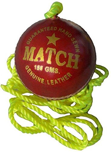 Tima Sports Hanging Shot Practise Cricket Ball - Size: 6 (Pack of 1, Red) Cricket Training Ball - Size: 6 (Pack of 1, Red)