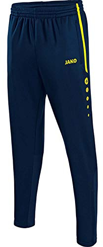 JAKO Herren Active Trainingshose, Marine/Neongelb, L EU