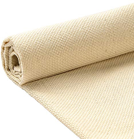 Pllieay Punch Needle Stoff Stoff Handarbeit Stoff für Punch Needle Stickerei Teppich-Punch & Pinch Needle, 67x49 CM