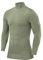 PowerLayer Kompressionsshirt Herren - Compression Shirt Funktionssshirt Langarm - Laufshirt Herren - Mock Neck Sportshirt - Longsleeve Oberteil Unterziehshirt - Hellgrün, L