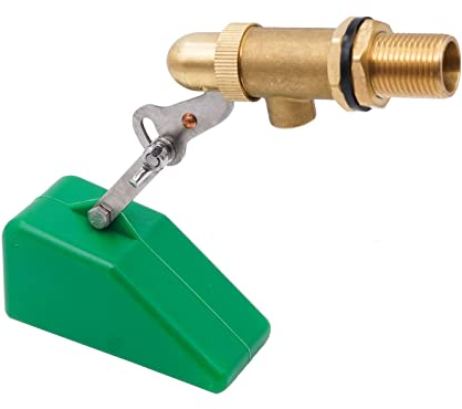 Vanne à Flotteur 1/2, Vanne En Laiton Avec Flotteur en Plastique, Vanne à Bille Flottante Avec Bras RéGlable, Remplissage Automatique, Pour Aquariums, Abreuvoirs Pour Bovins et Ovins.