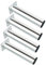 Qrity Pieds de Meubles en Alliage d'aluminium Pieds d'armoire Cuisine Canapé Table en Métal Hauteur 200mm