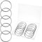 Mr. Pen- Loose Leaf Binder Rings, 3 Inch, 10 Pack, Metal Rings, Book Rings, Paper Rings, Metal Rings for Index Cards, Flash Card Rings, Notebook Rings, Large Key Rings, Book Binder Rings