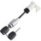 Twowinds - Cilindro Serratura Cofano 3M5AR16B970AD Compatibile con Ford Focus C-Max (2003-2007) - Chiusura Scatto Blocco - Serratura Coperchio - Chiave